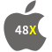 Aplicativo 48X para iOS